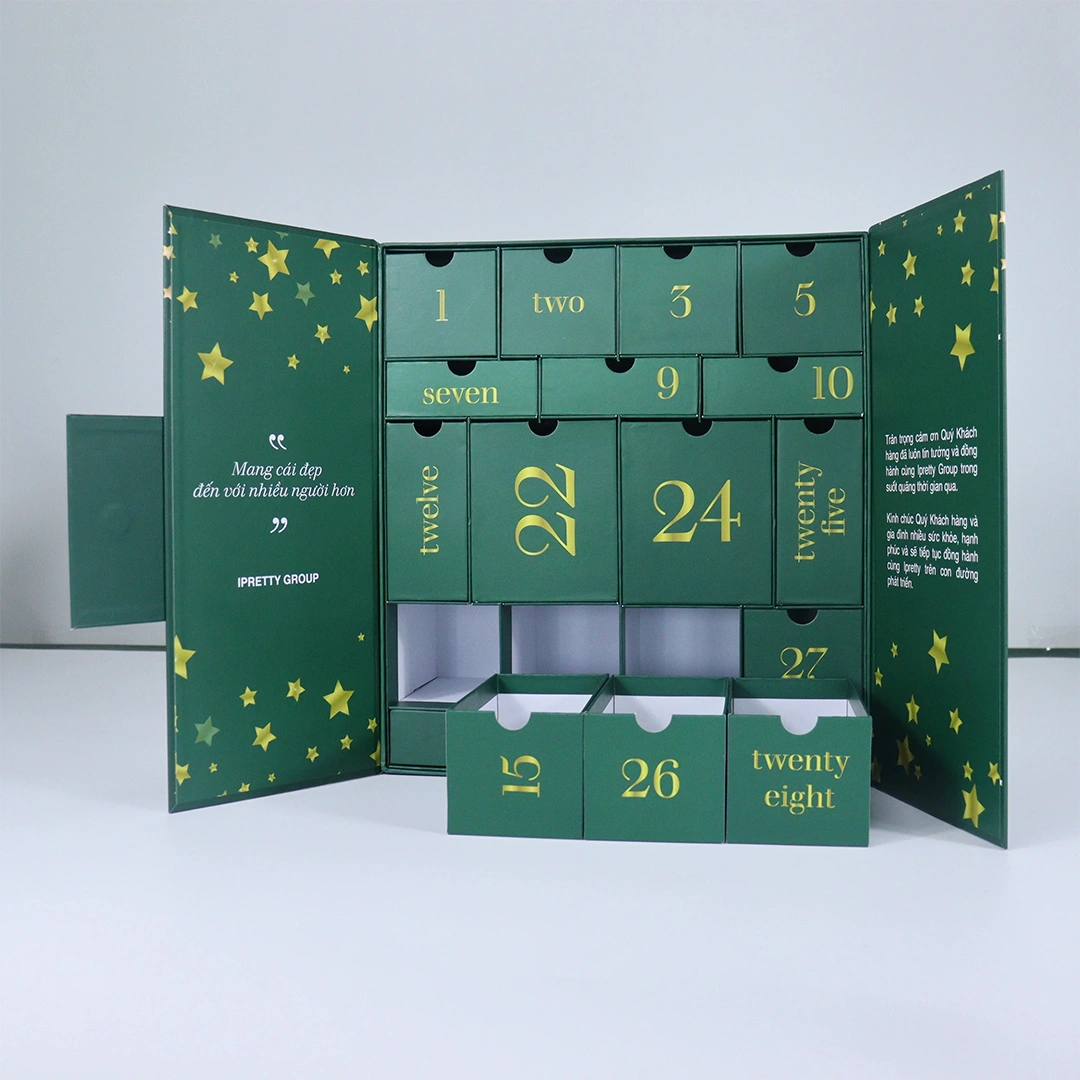 Custom Printed Custom Advent Calendar Box