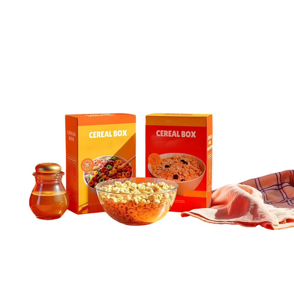 cereal boxes