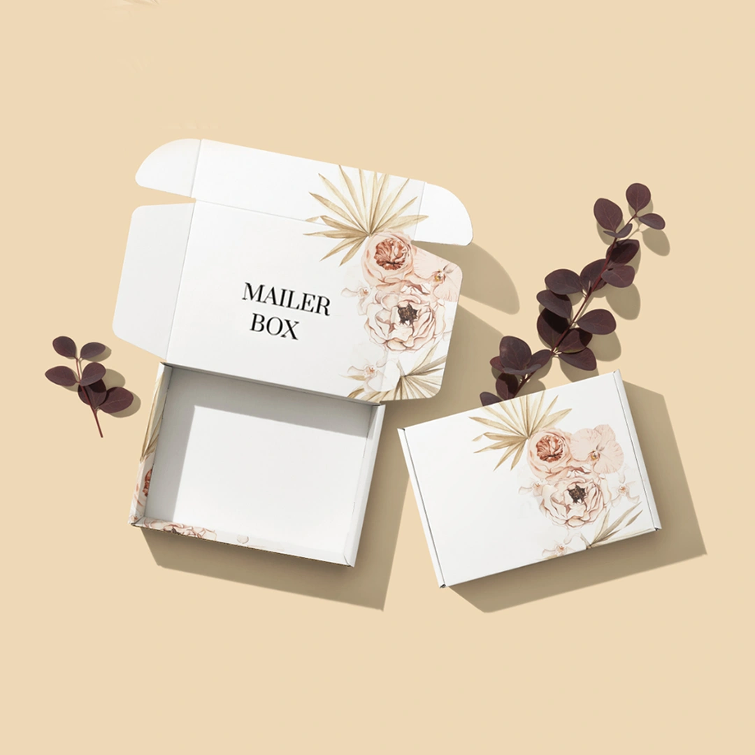 small white mailing boxes_