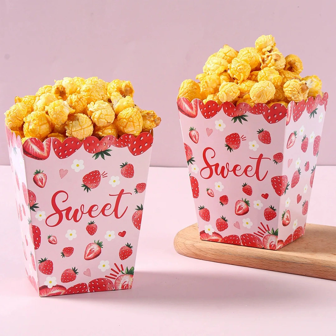 Pink Popcorn Boxes