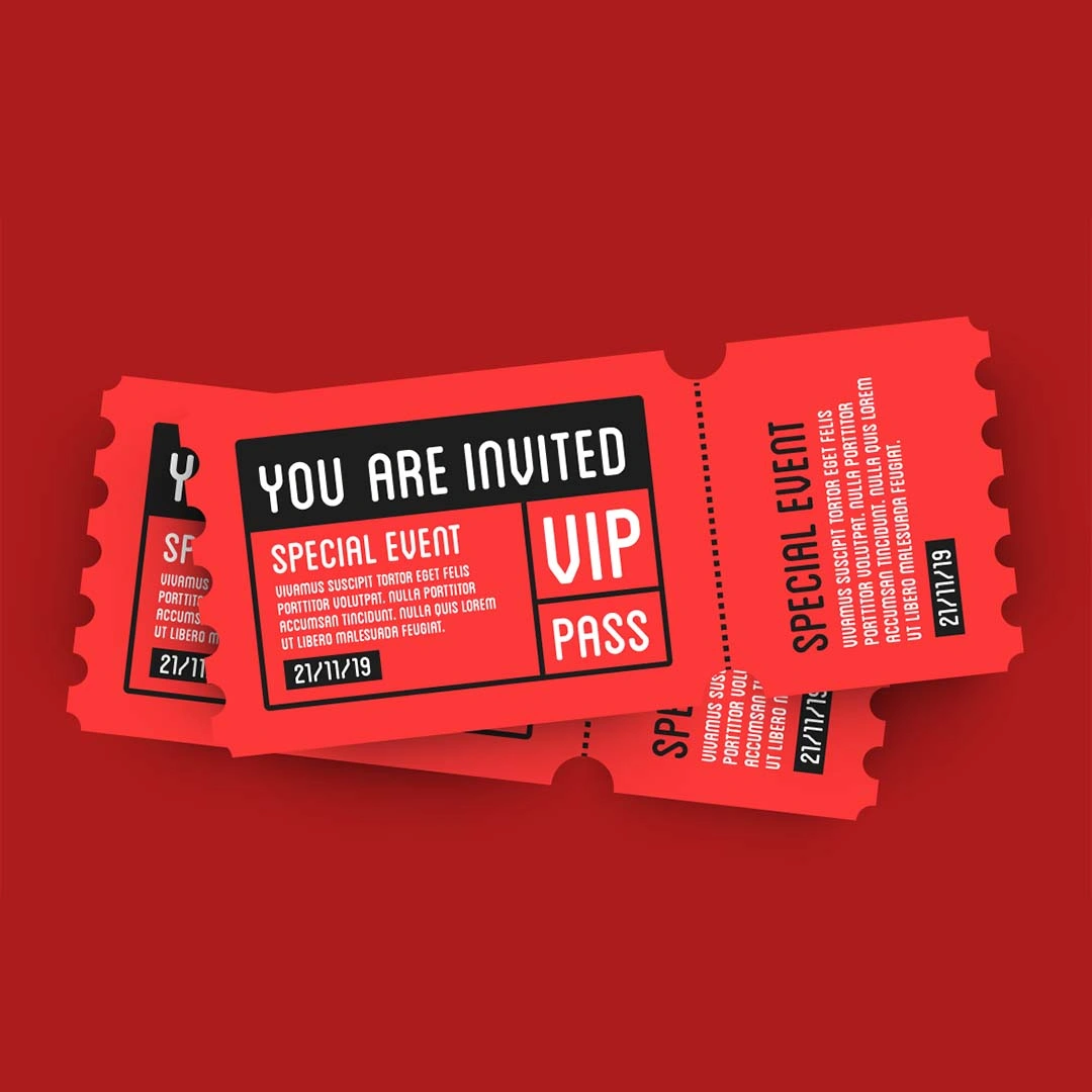 Custom Nightclub Ticket