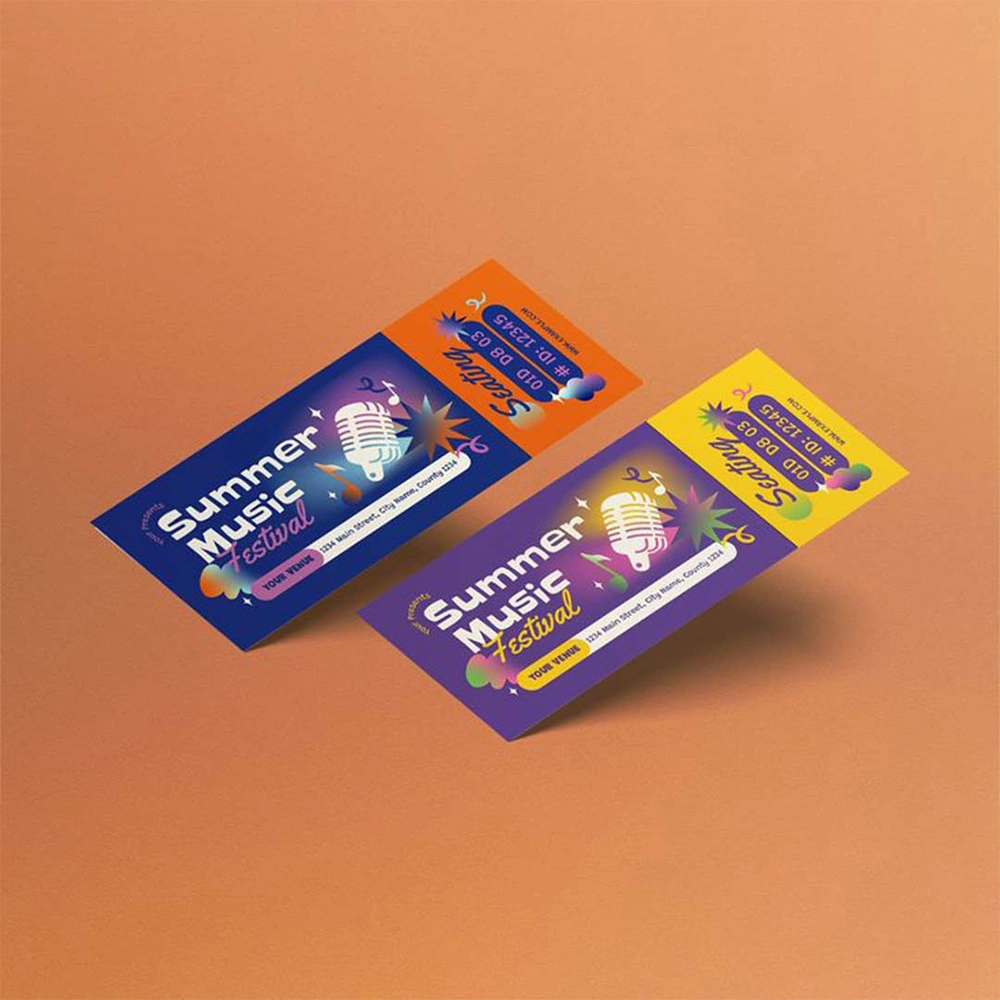 Customized Tickets Printing