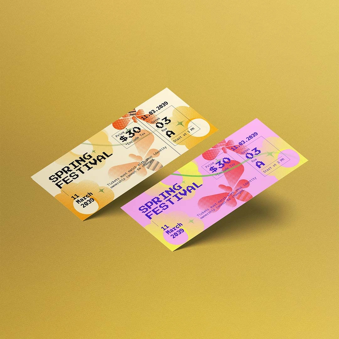 Peronalised Custom Event Tickets_