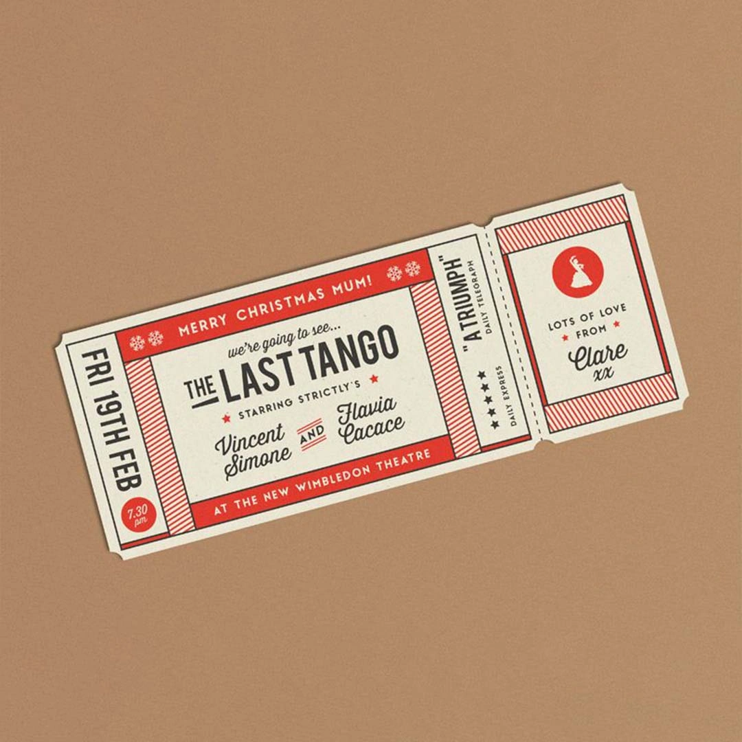 Personalised Nightclub Ticket